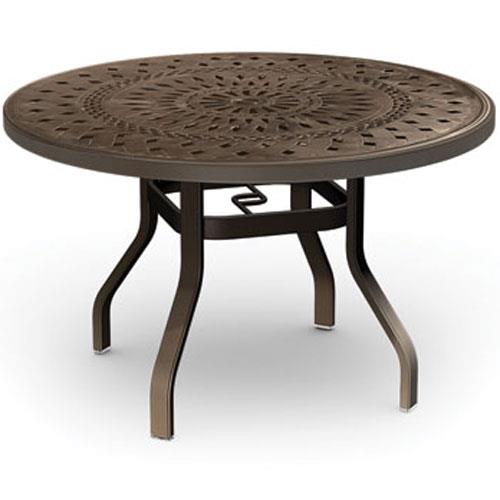 Homecrest Kensington Collection 1454RD Round Dining Table with Intricate Design Becker